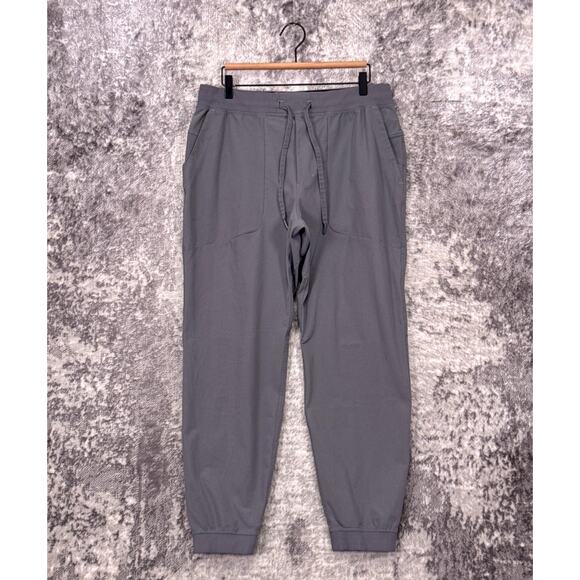 Lululemon ABC Jogger Pants XL Mens Gray Warpstreme - Picture 1 of 7